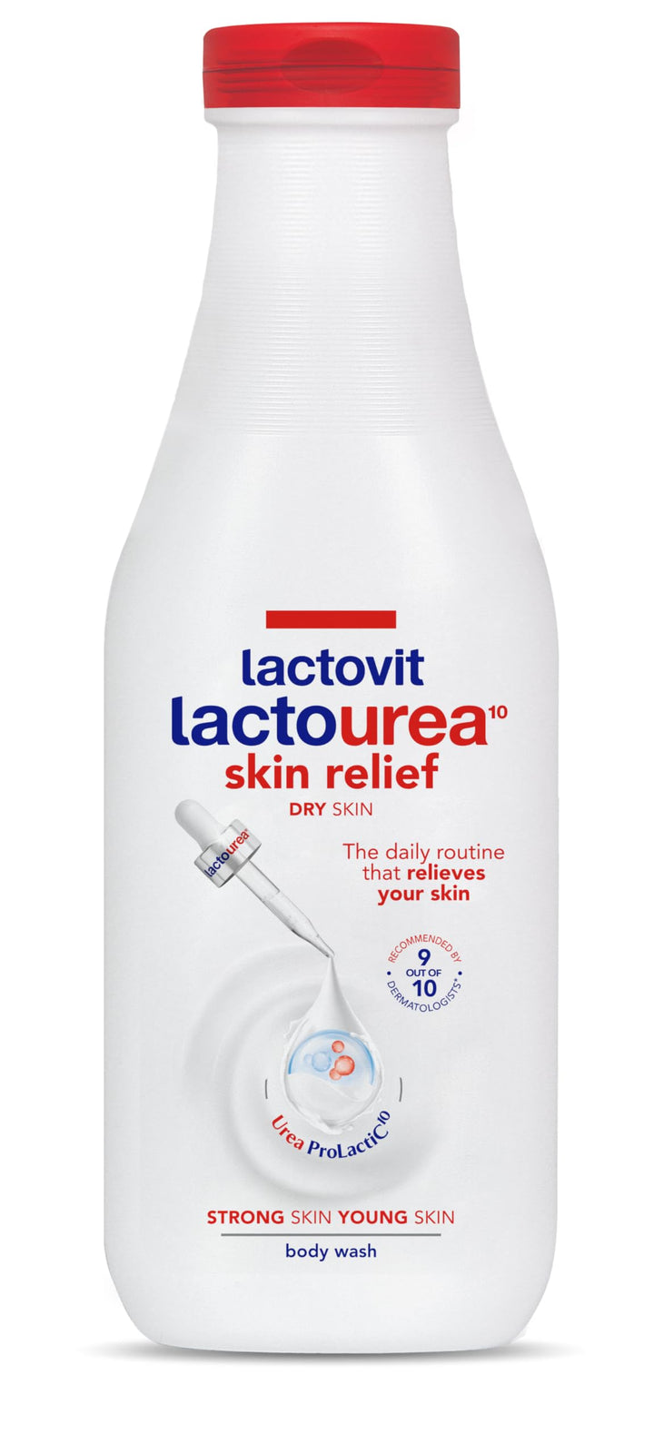 Lactovit front packaging showing product and hydration benefit