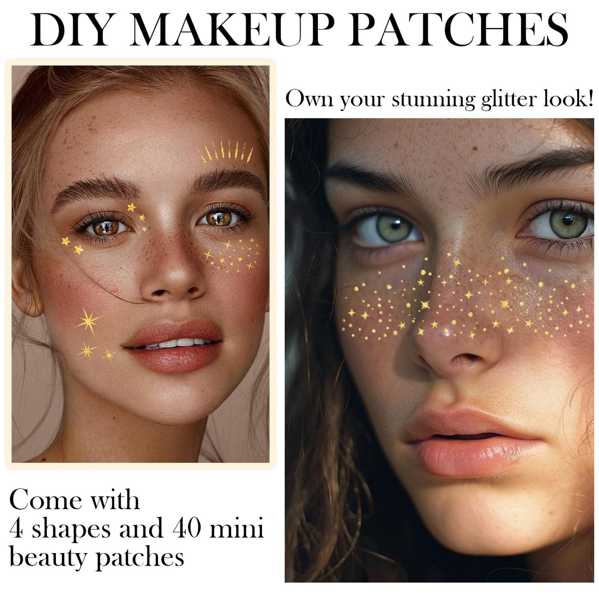 LADDYFOX model applying patch to cheek demonstrating placement benefit: precise application
