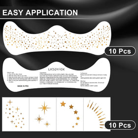 LADDYFOX five unique patch shapes laid out for design options benefit: mix-and-match creativity