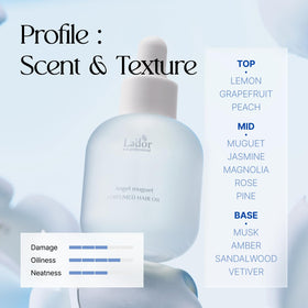LA'DOR argan and avocado oils with botanicals highlighting nourishing ingredient benefit