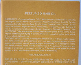 LA'DOR bottle beside osmanthus flowers showing scent inspiration and floral notes benefit fragrant finish