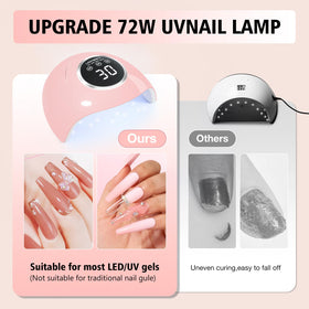 LadyMisty lamp in use with hand inside demonstrating automatic sensor convenience