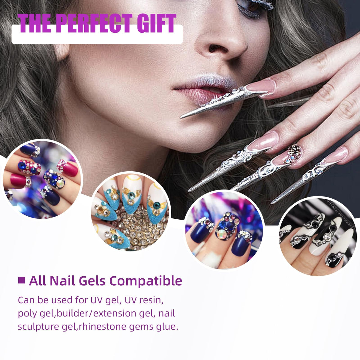 LadyMisty in a home manicure setup providing salon-quality results and comfort