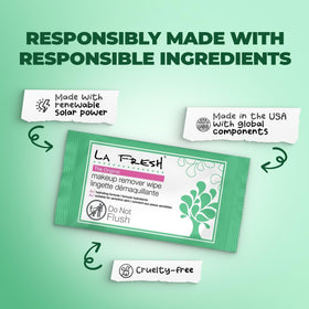 LA Fresh open case showing multiple wipes ready for single-use convenience