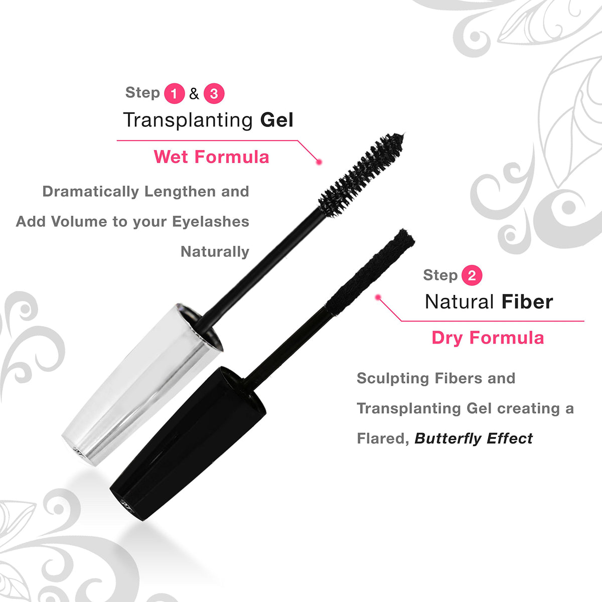 Lagure before and after length comparison showing visible gain