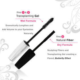Lagure before and after length comparison showing visible gain