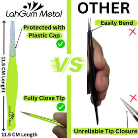 LahGum Metal close-up of ultra-fine tip highlighting exact control