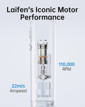 Laifen HD501 concentrator nozzle in use for precision blowout and targeted airflow