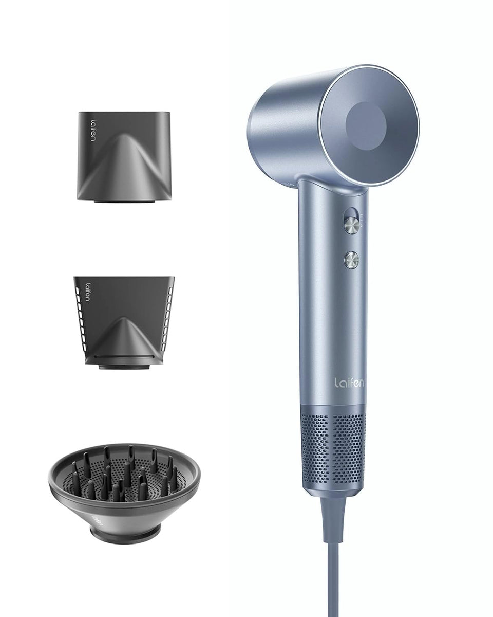 Laifen HD501 front view showing sleek body and ergonomic handle for comfortable styling
