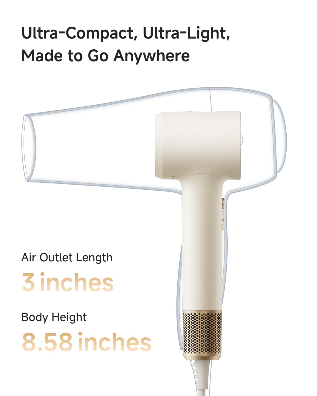 Laifen MINI folded for travel, lightweight and space-saving for carry-ons