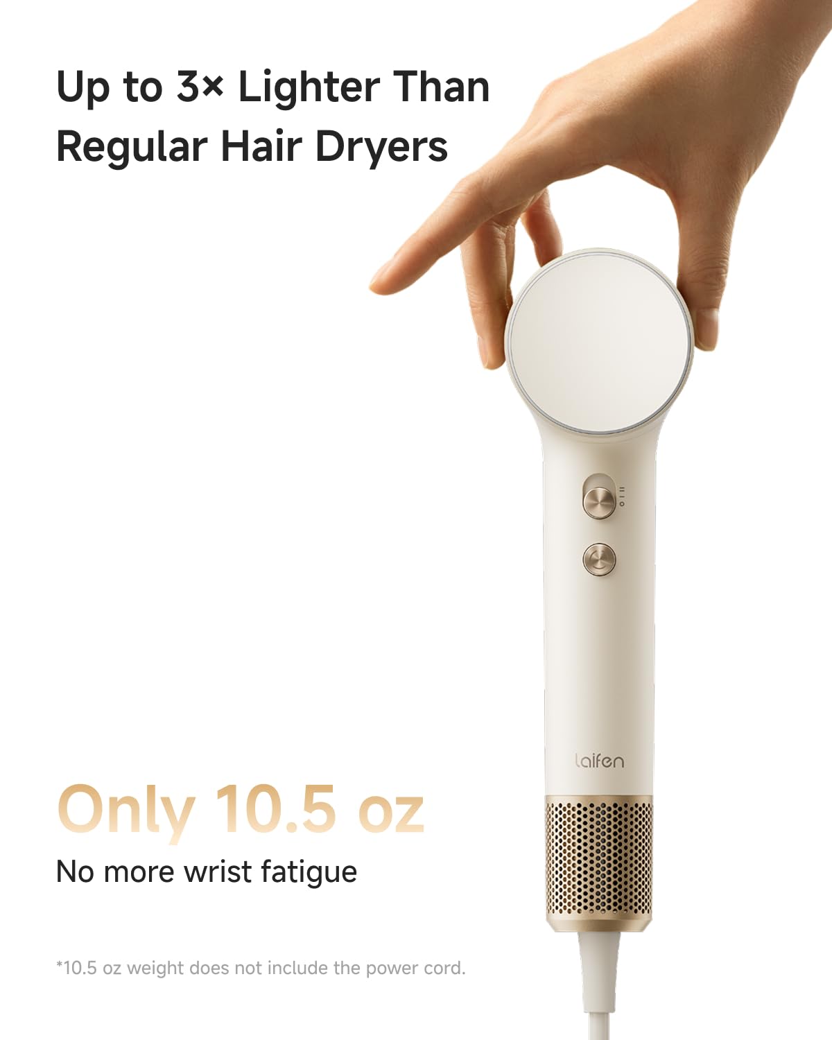 Laifen MINI magnetic nozzle attached, enables precise styling and control