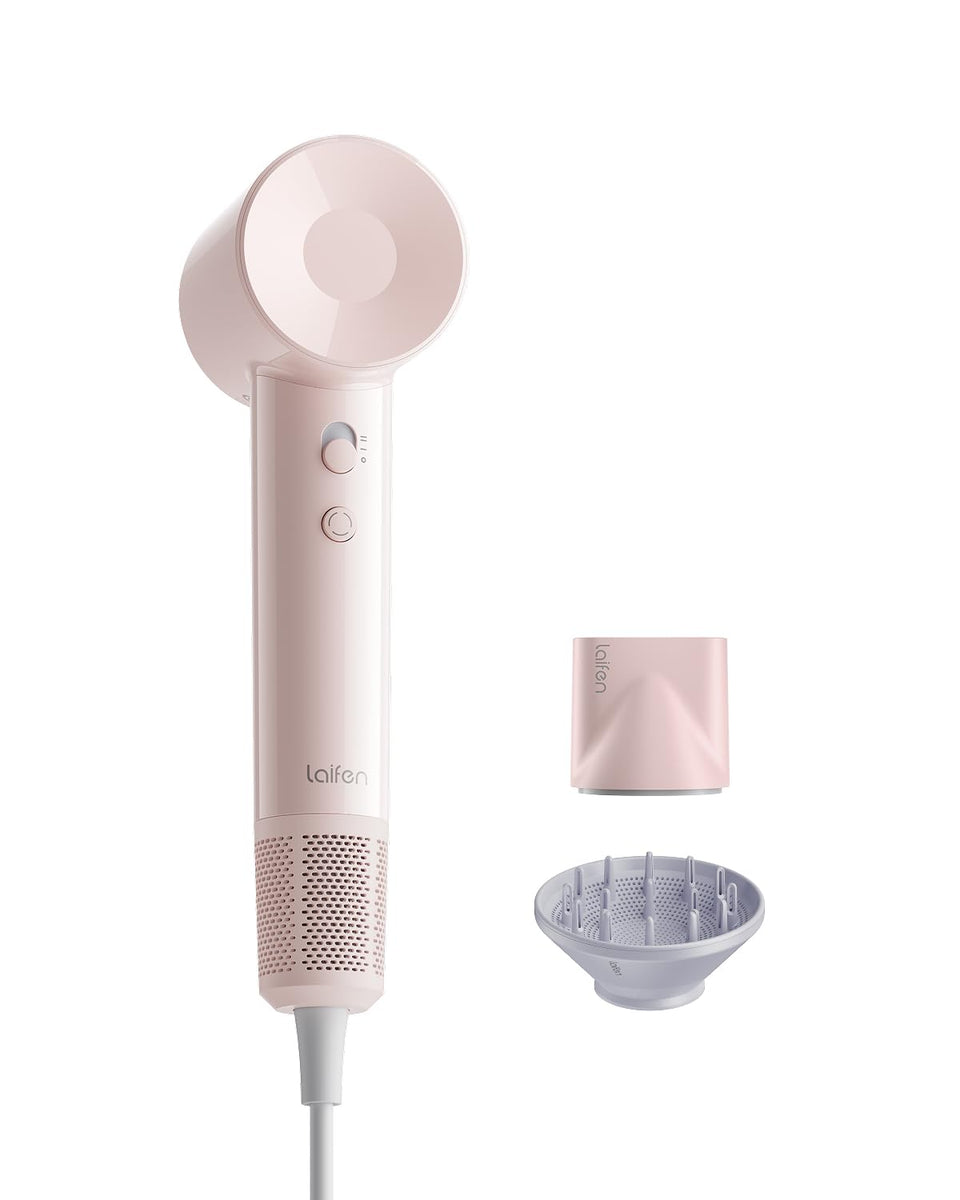 Laifen SE Lite front view showing compact body and pink finish for quick styling