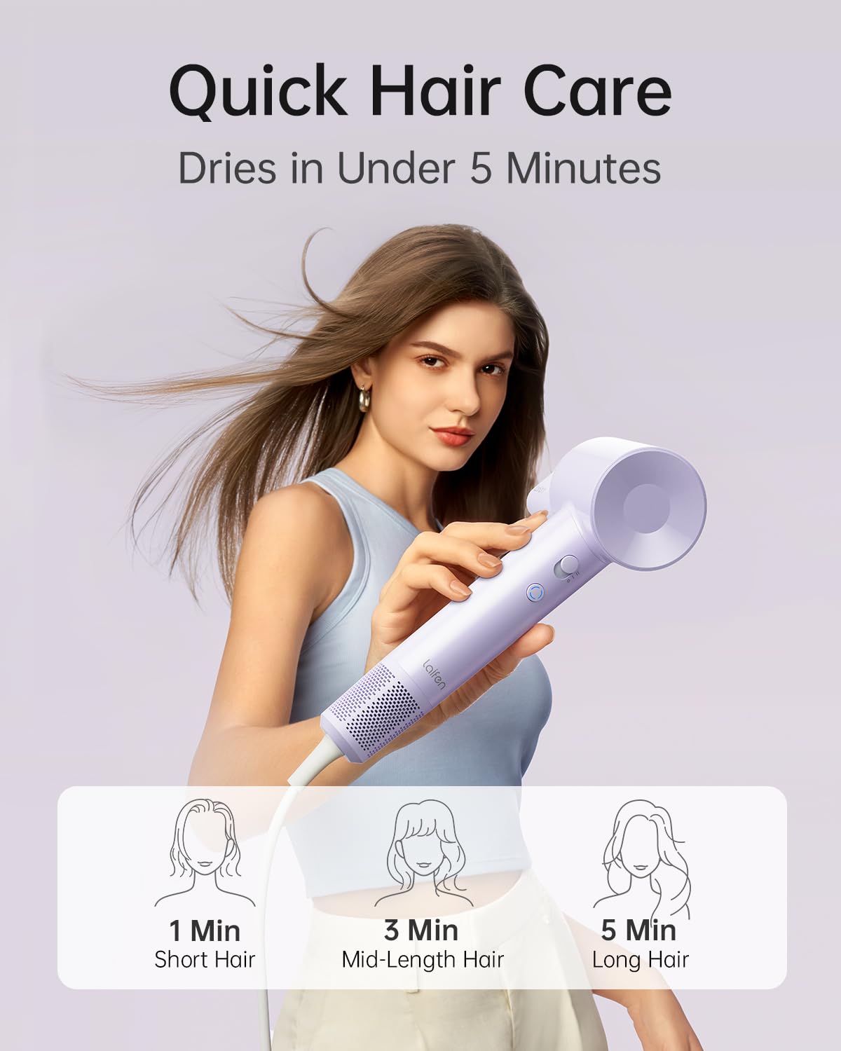 Laifen SE Lite side profile displaying ergonomic handle and lightweight design benefits