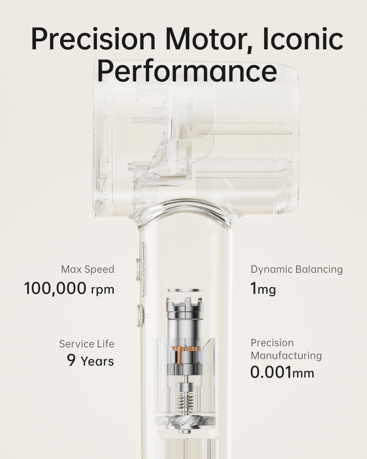 Laifen SE Lite smooth nozzle shown for sleek blowouts and finishing