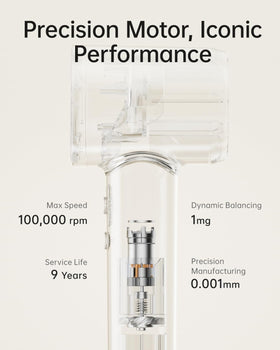 Laifen SE Lite smooth nozzle shown for sleek blowouts and finishing