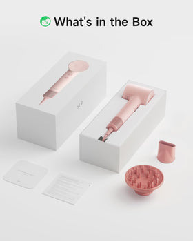 Laifen packaging and accessories set showing included concentrator and diffuser