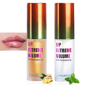 LAIKME front packaging showing the two-piece plumper set and instant volume benefit