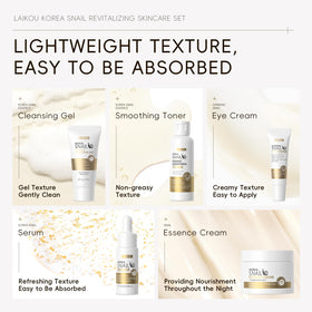 LAIKOU eye cream jar open on palm, targeted care for under-eye area
