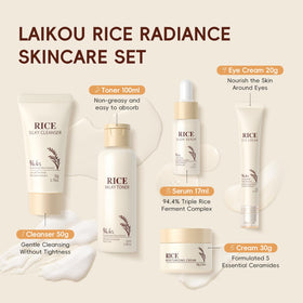 LAIKOU products staged on bathroom shelf representing daily routine appeal
