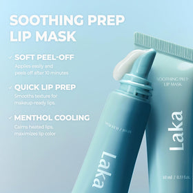Laka after peel close-up revealing soft, even lip texture