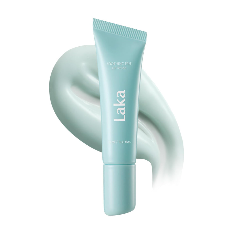 Laka front packaging showing label and compact tube for easy travel