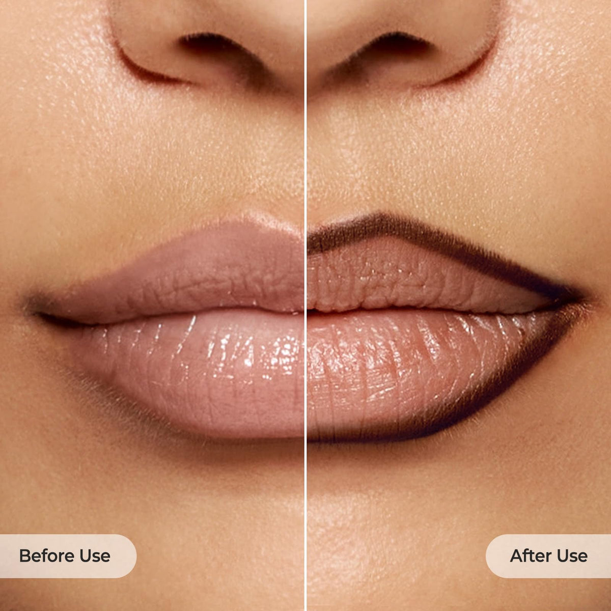 Laka lip liner paired with Laka lip tint illustrating coordinated K-beauty finish