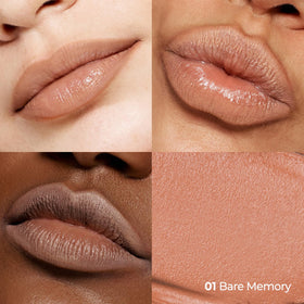 Laka lip liner pencil tip closeup showing creamy point for precise lining