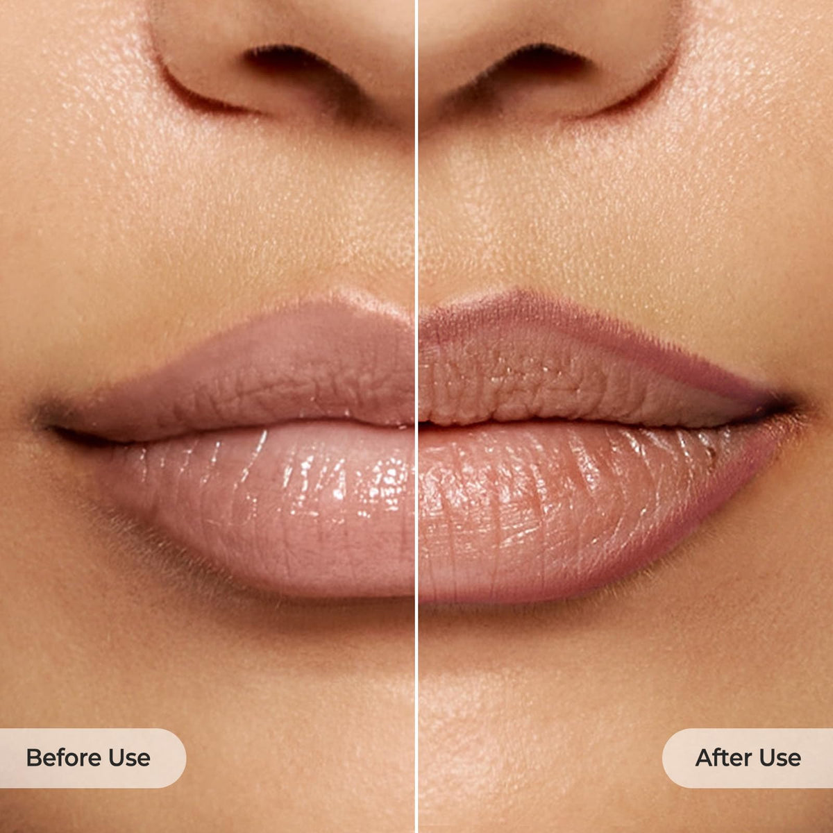 Laka lip liner held in hand showing compact 0.02oz size for travel-friendly convenience