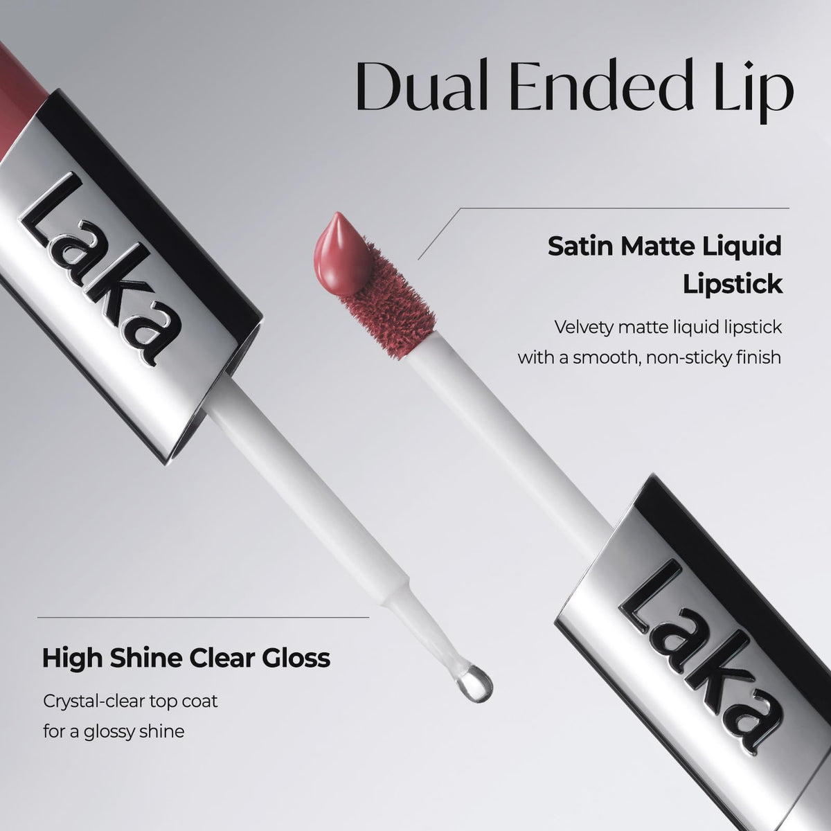 Laka macro of matte texture highlighting smooth non-flaky finish