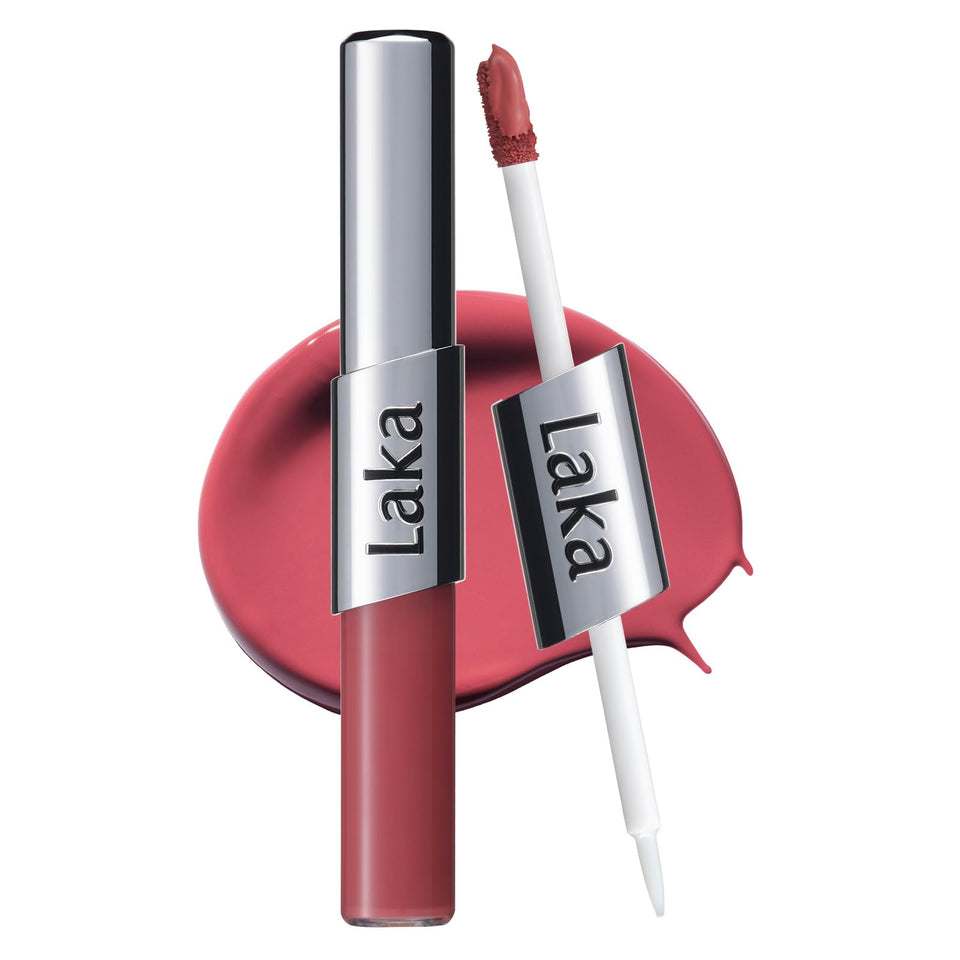 Laka front packaging showing dual-ended pen and shade labeling for easy identification