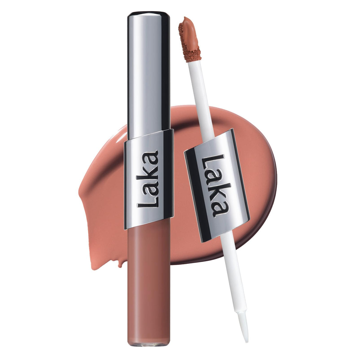 Laka pen front showing dual-ended design and shade label for easy selection
