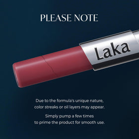 Laka model wearing Guilty Mauve showcasing wearable everyday finish