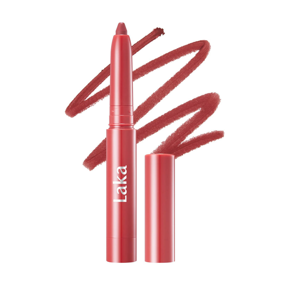 Laka front view of Velvet Hour lip liner showing sleek packaging and benefit long-wear