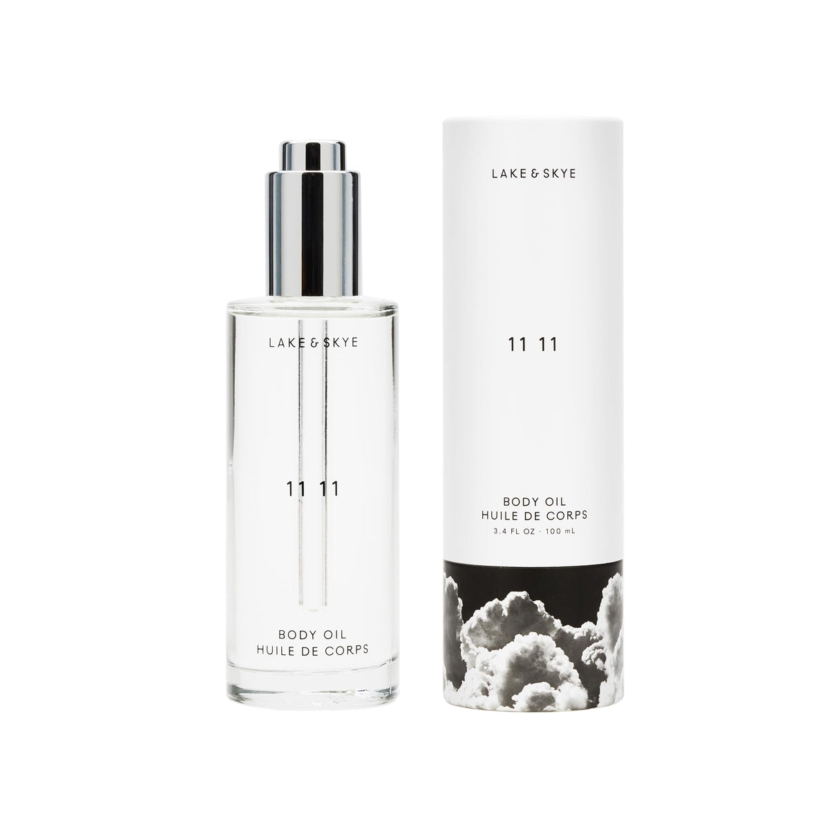 Lake & Skye bottle front view showing sleek packaging and subtle scent
