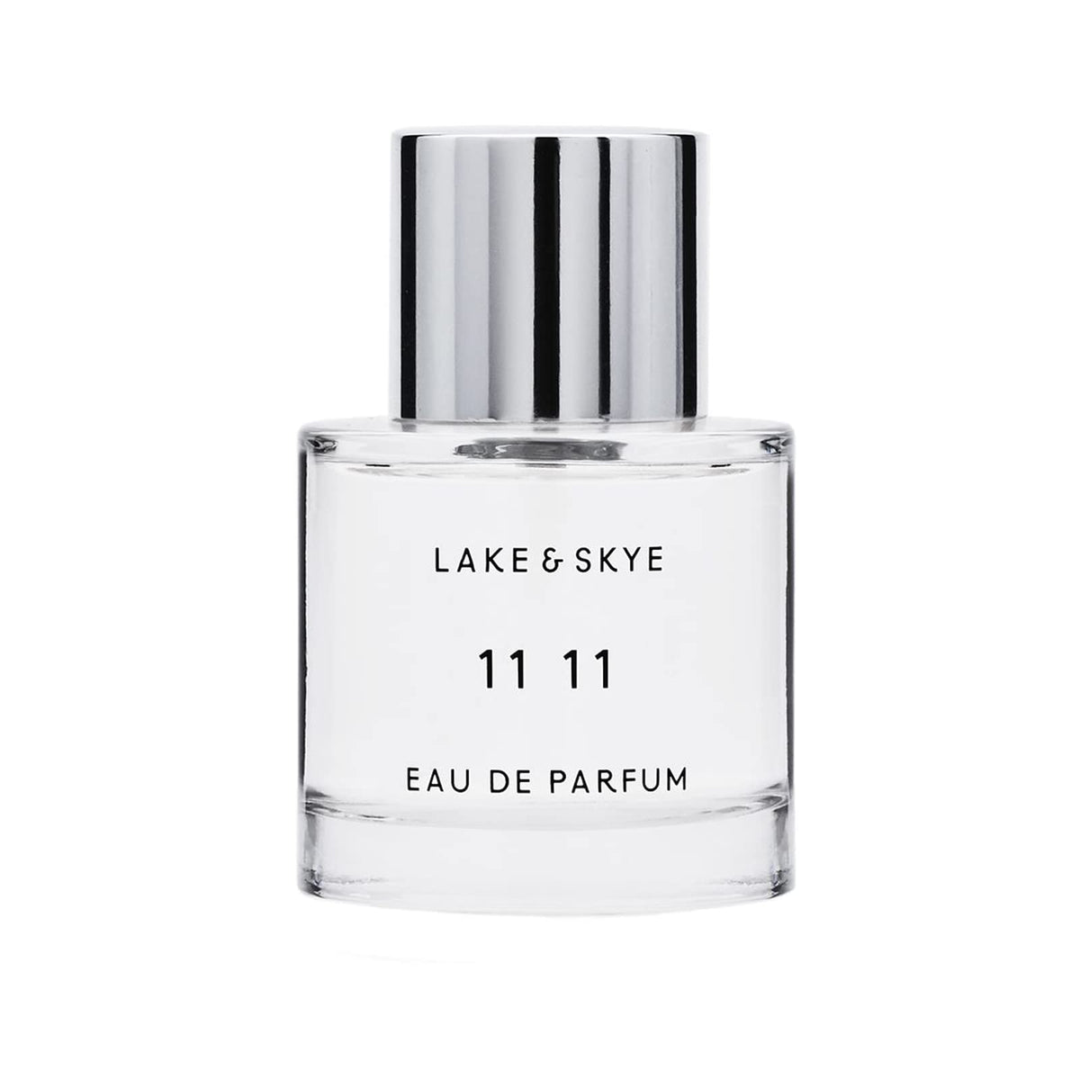 Lake & Skye bottle in hand showing 1.7 oz scale for travel convenience