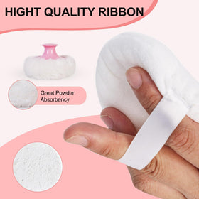 LAKIRA powder application on arm demonstrating gentle, even dusting benefit