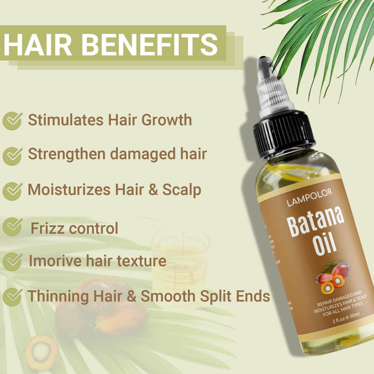 Lampolar Batana oil close-up texture highlighting rich emollients