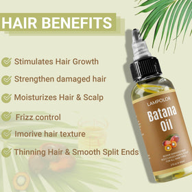 Lampolar Batana oil close-up texture highlighting rich emollients
