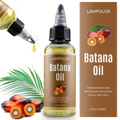 Lampolar bottle front view showing natural Batana oil benefits