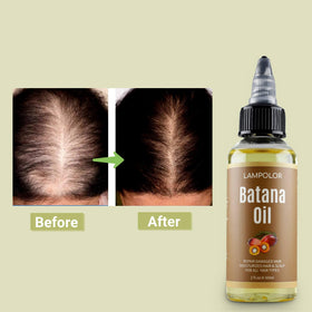 Lampolar Batana oil staged in bathroom for daily use routine
