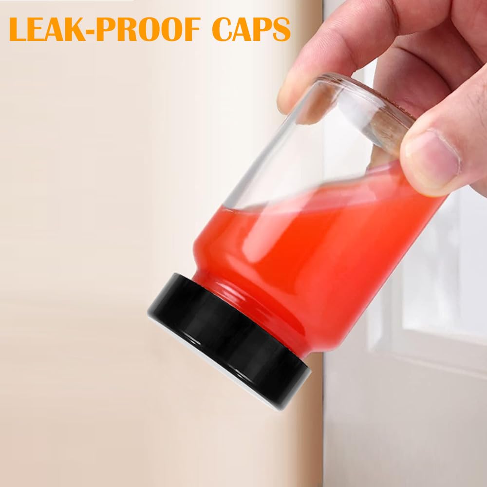 LANBEAUTIFY cleaning brush inside bottle for easy hygiene