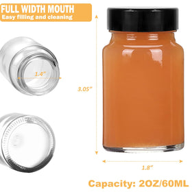 LANBEAUTIFY pouring juice with funnel for spill-free filling