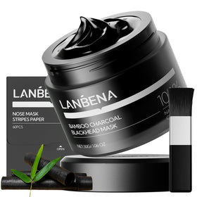 LANBENA front packaging showing 60 nose strips and product benefits