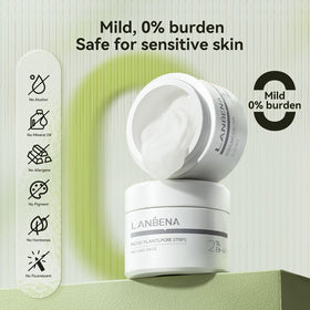 LANBENA full-face mask covering forehead nose chin for broad cleansing