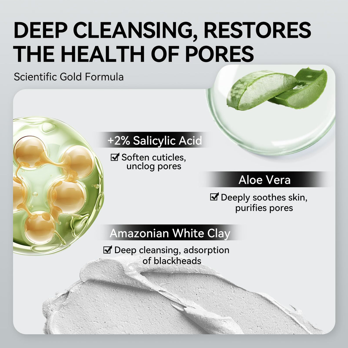 LANBENA immediate after removal showing visibly cleaner pores