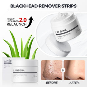 LANBENA being applied to nose to lift blackheads for cleaner pores
