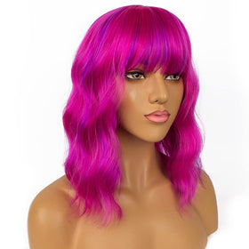LANCAINI bangs length detail showing 5-inch fringe and customizable trim
