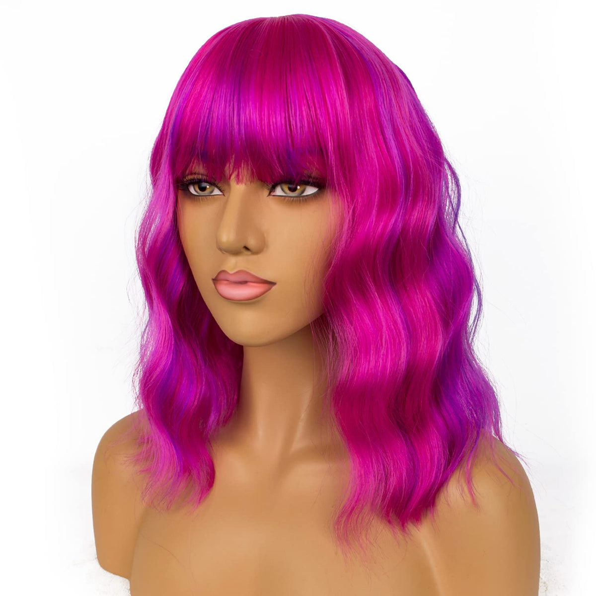 LANCAINI wig worn in cosplay setting showing colorful impact and style
