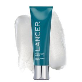 Lancer Skincare front bottle view showing polish packaging and benefit of gentle exfoliation