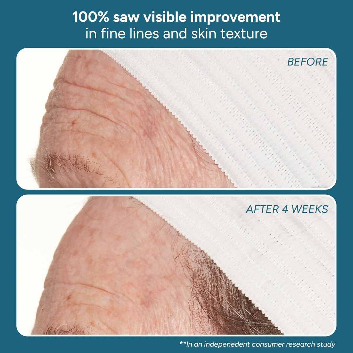 Lancer Skincare dime-sized amount in hand illustrating correct portion and efficient coverage